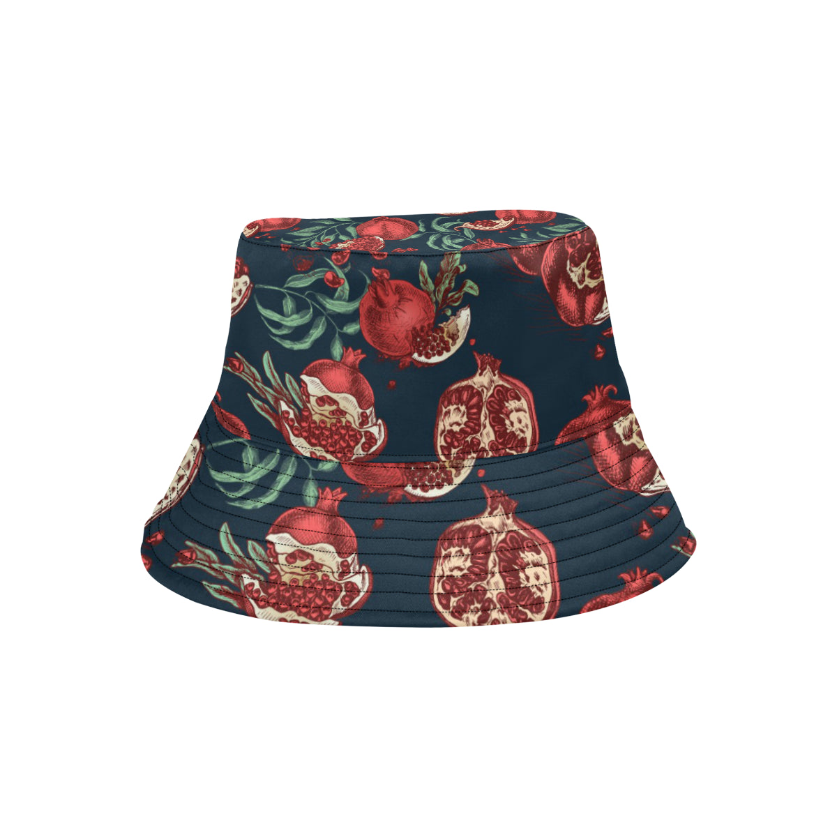 Pomegranate Pattern Print Design PG04 Unisex Bucket Hat