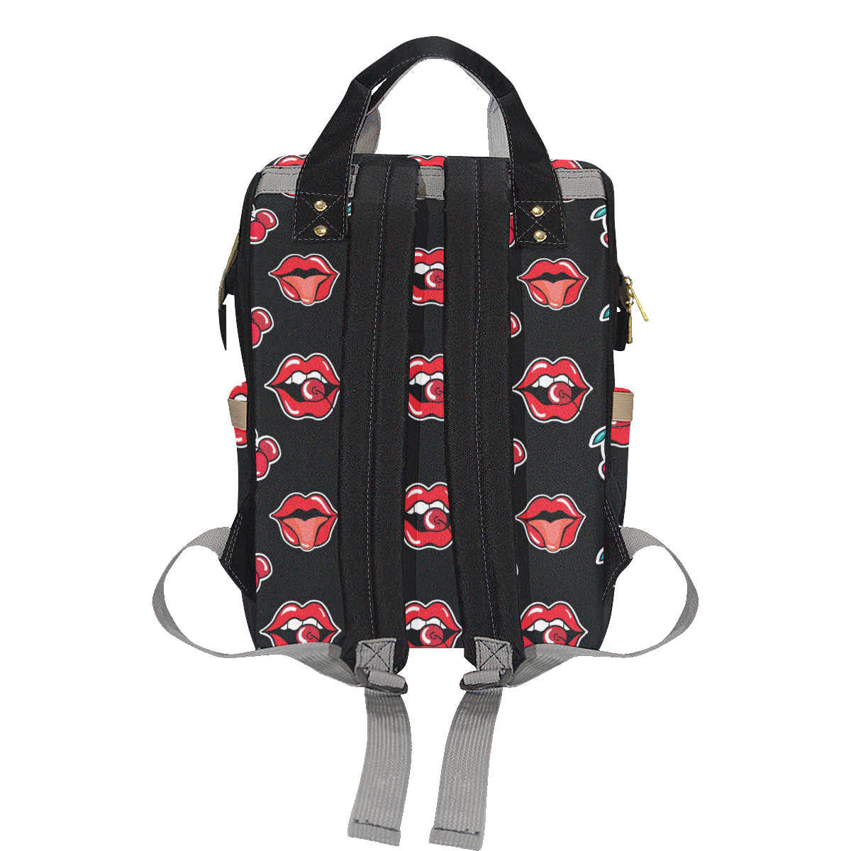 Cherry Pattern Print Design CH04 Diaper Bag Backpack