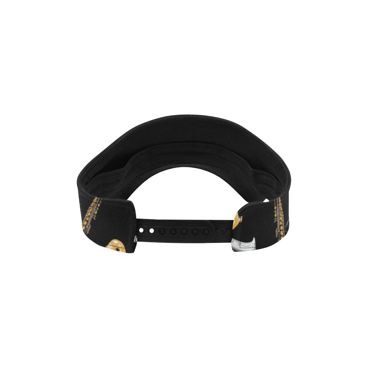 Saxophone Pattern Print Design 01 Unisex Sun Visor