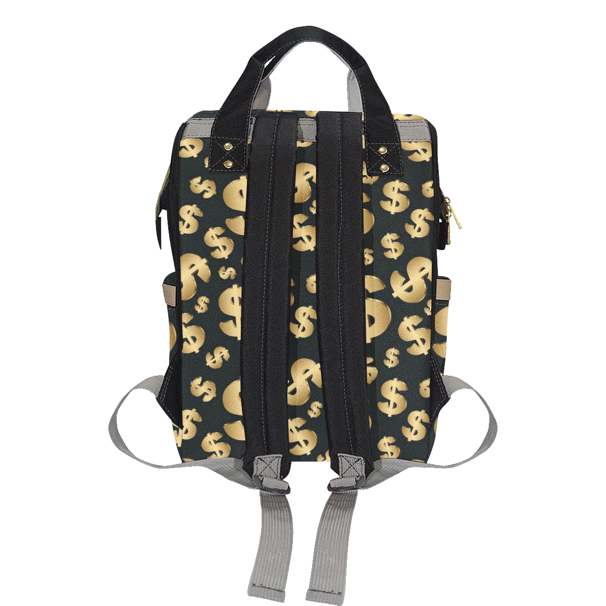 Dollar Pattern Print Design DO04 Diaper Bag Backpack
