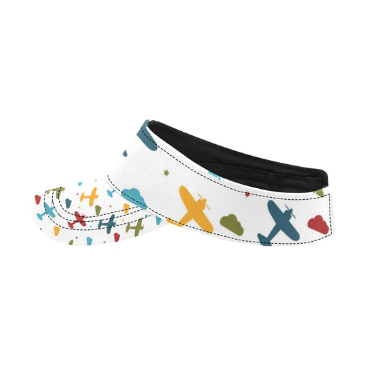 Airplane Pattern Print Design 06 Unisex Sun Visor