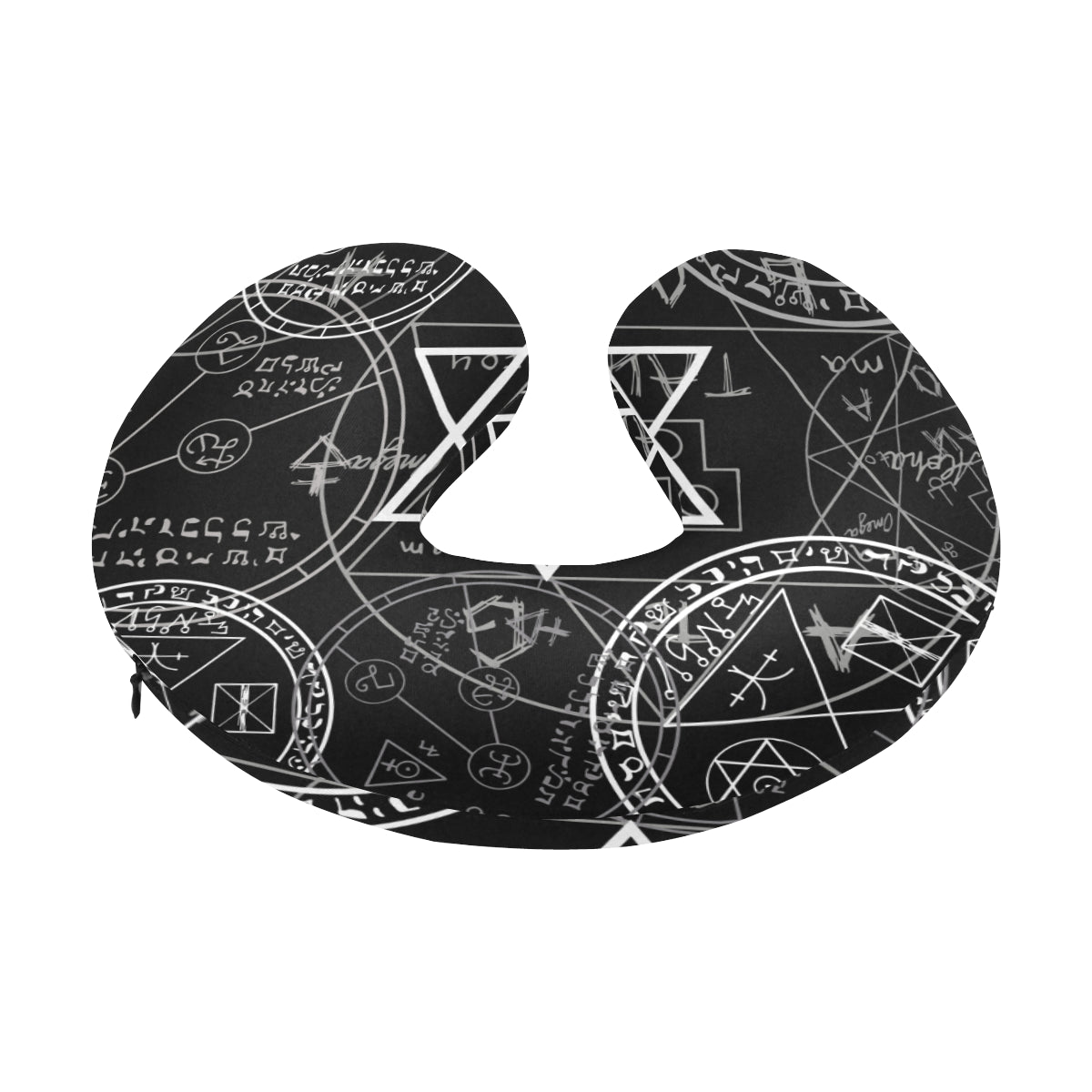 Pentagram Pattern Print Design A01 U-Shaped Travel Neck Pillow