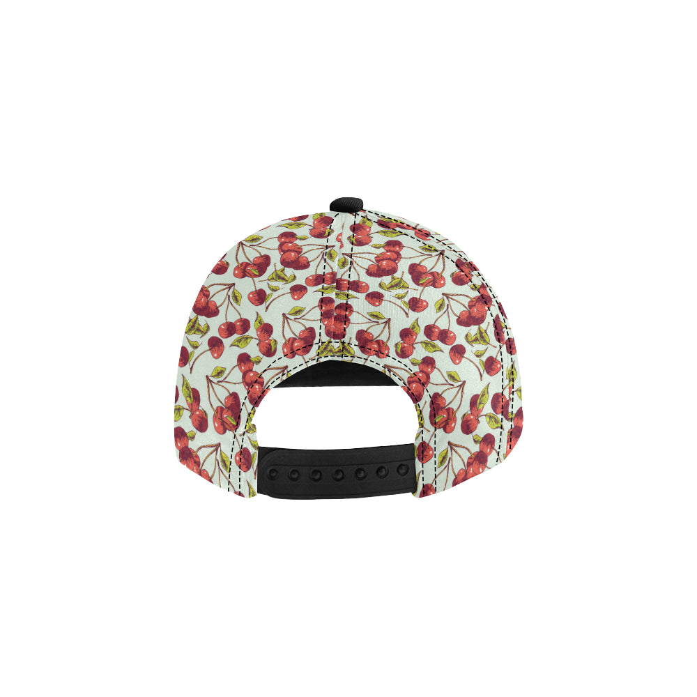 Cherry Hand Draw Snapback Cap