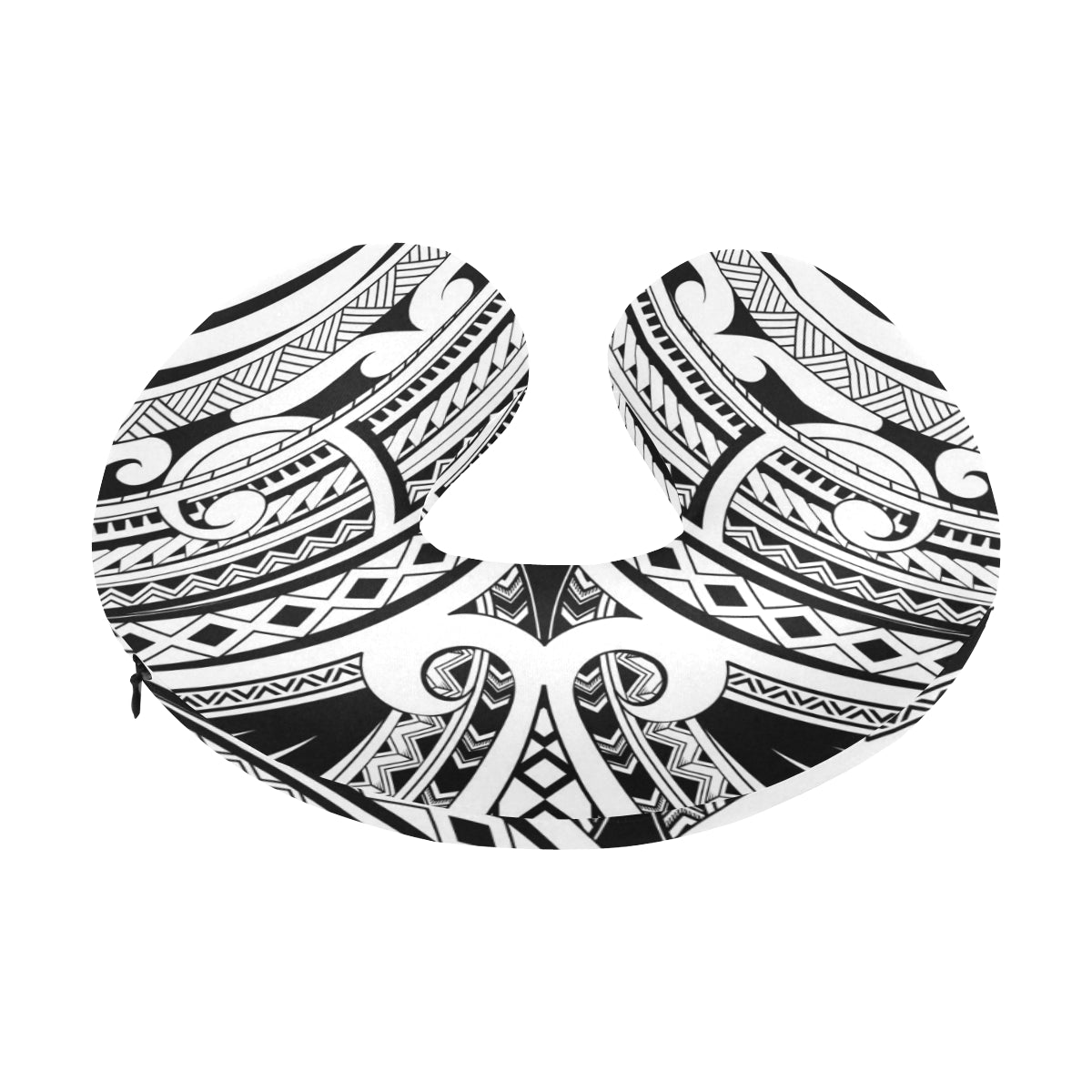 Maori Pattern Print Design 06 U-Shaped Travel Neck Pillow