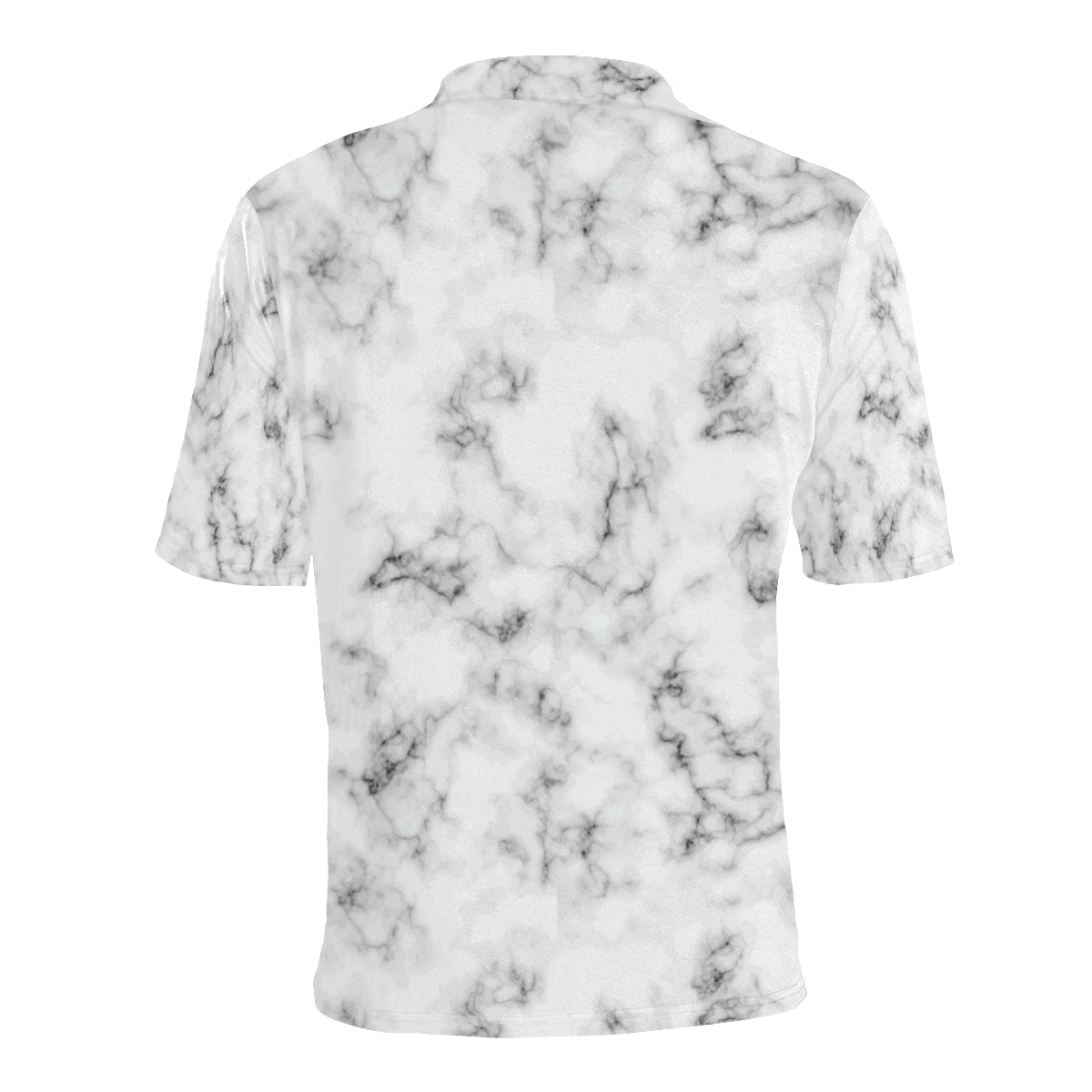 Marble Pattern Print Design 01 Men Polo Shirt