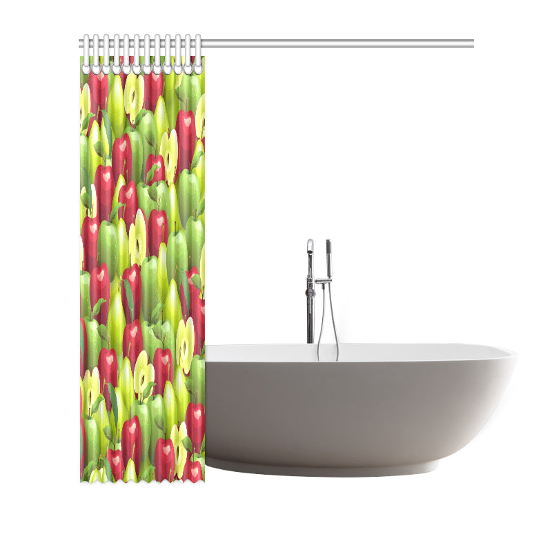 Apple Pattern Print Design AP03 Shower Curtain