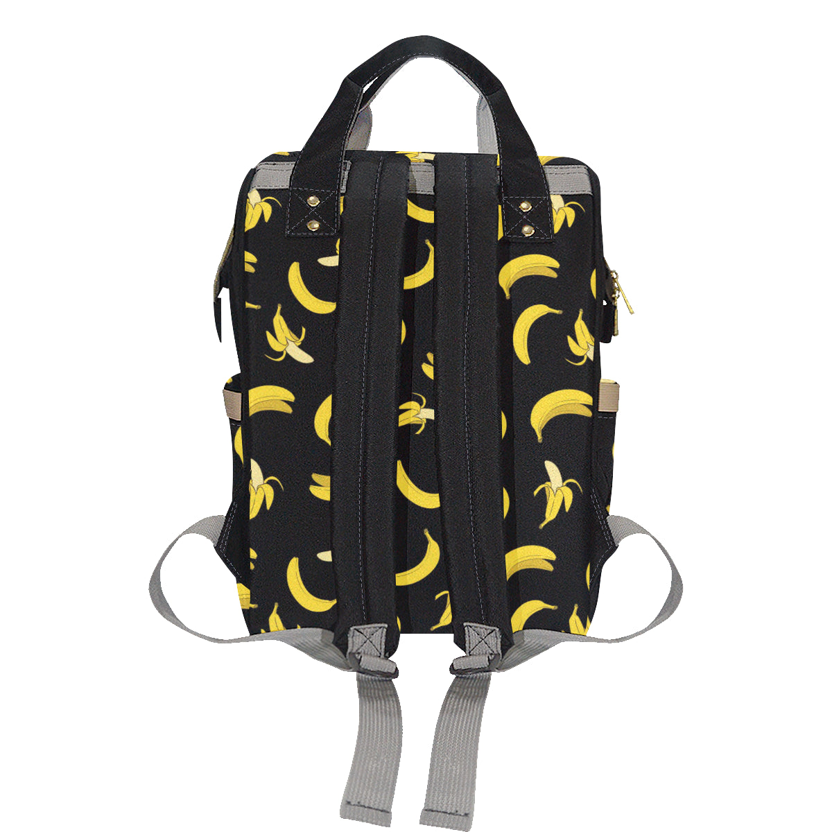 Banana Pattern Print Design BA05 Diaper Bag Backpack
