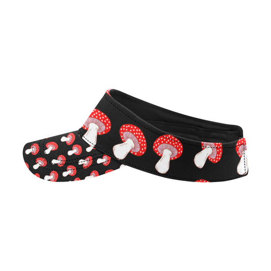 Mushroom Pattern Print Design A02 Unisex Sun Visor