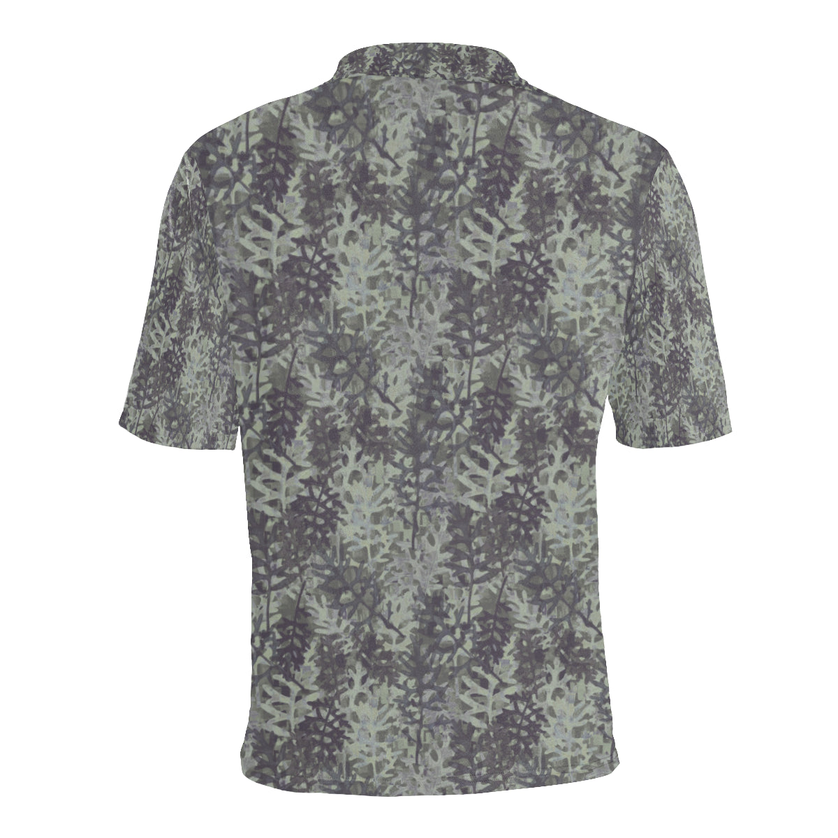 Camouflage Fern Pattern Print Design 05 Men Polo Shirt