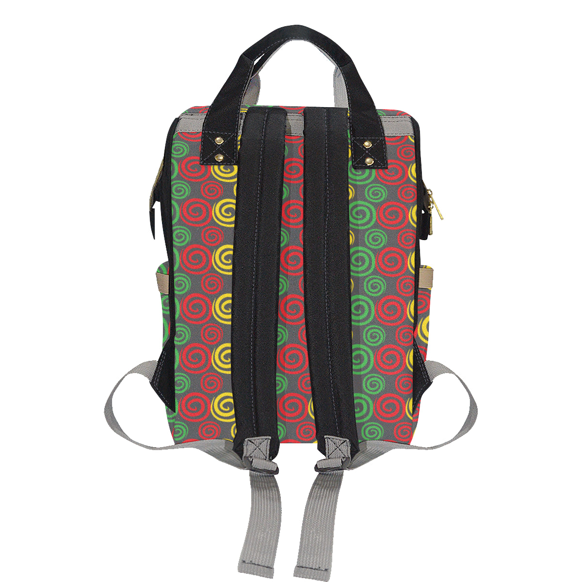 Rastafarian Pattern Print Design A05 Diaper Bag Backpack