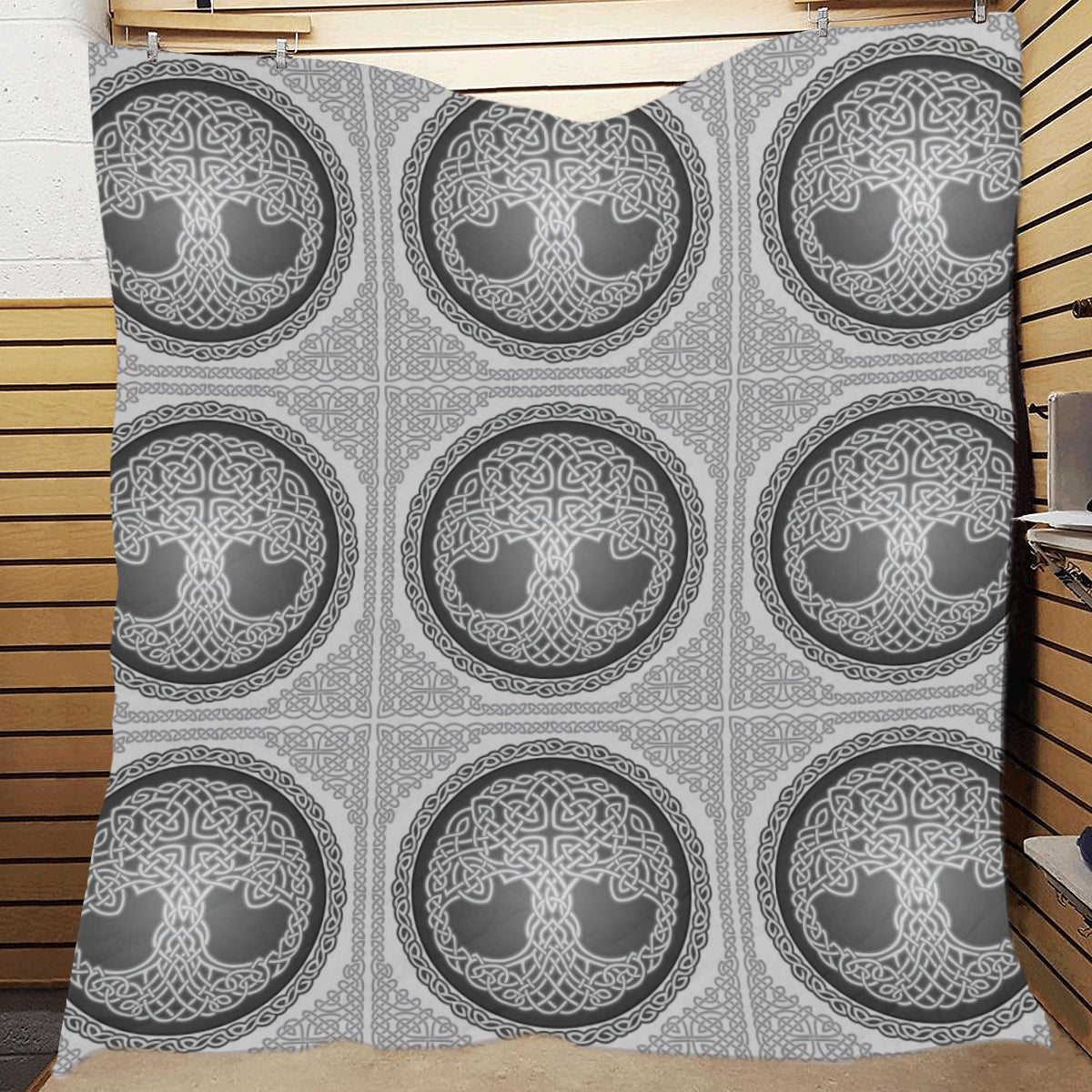 Celtic Tree of life Print Premium Quilt