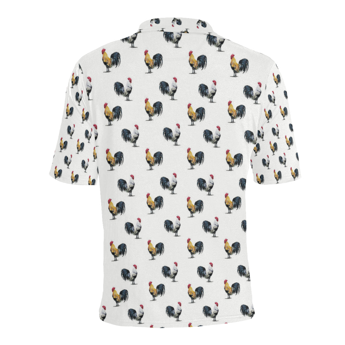 Chicken Pattern Print Design 02 Men Polo Shirt