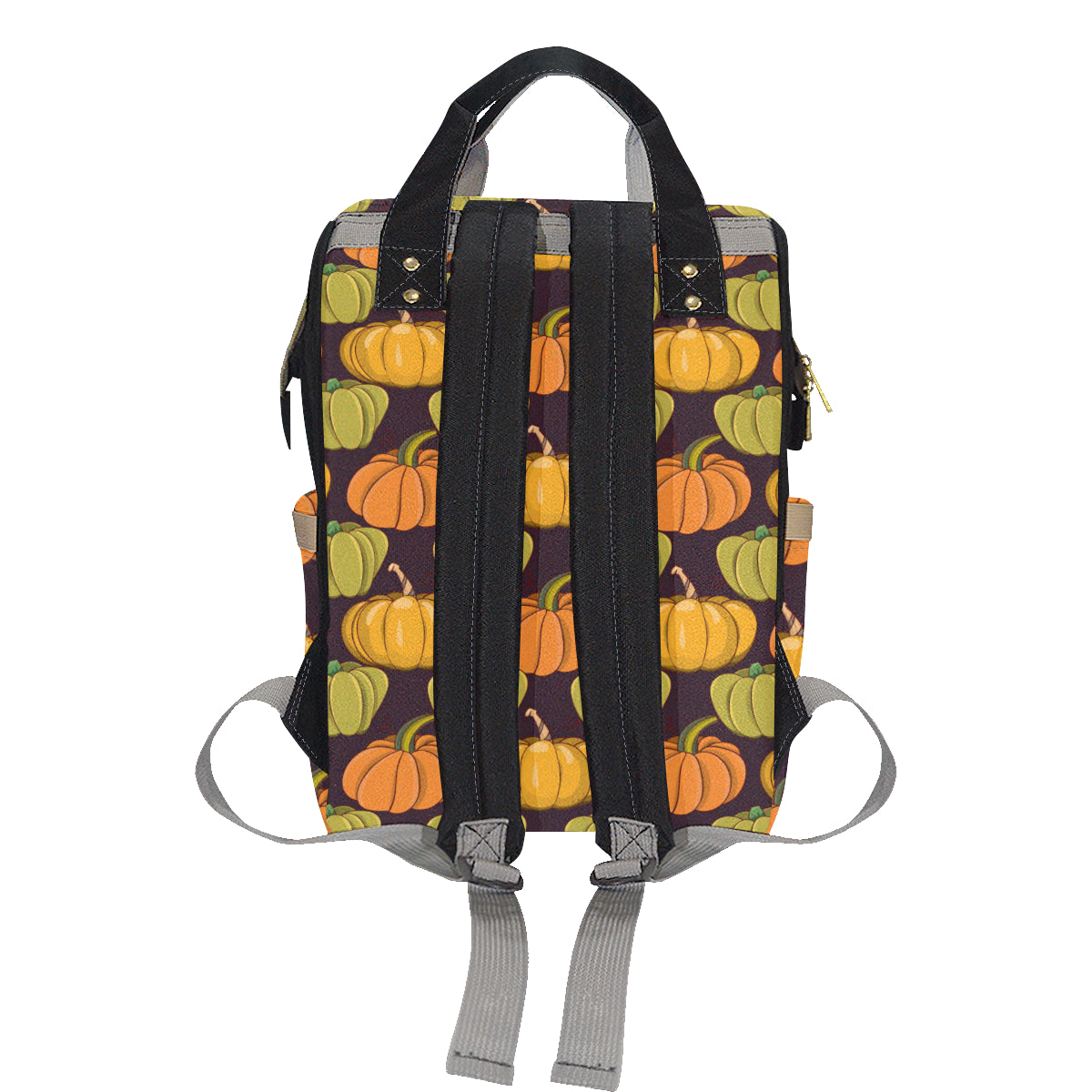 Pumpkin Pattern Print Design A01 Diaper Bag Backpack