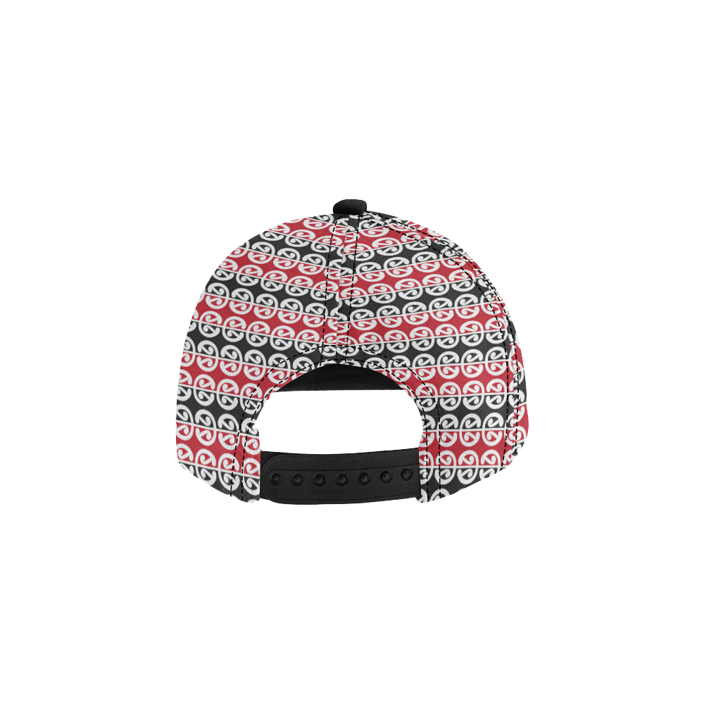 Maori Classic Themed Design Print Snapback Cap