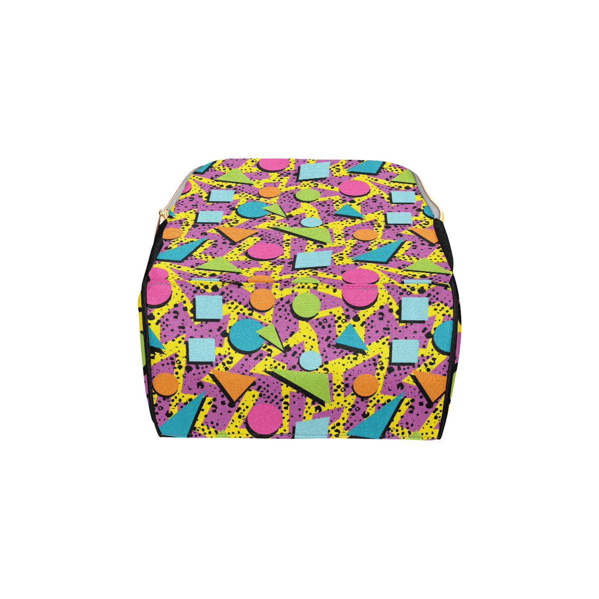 80s Pattern Print Design 1 Diaper Bag Backpack