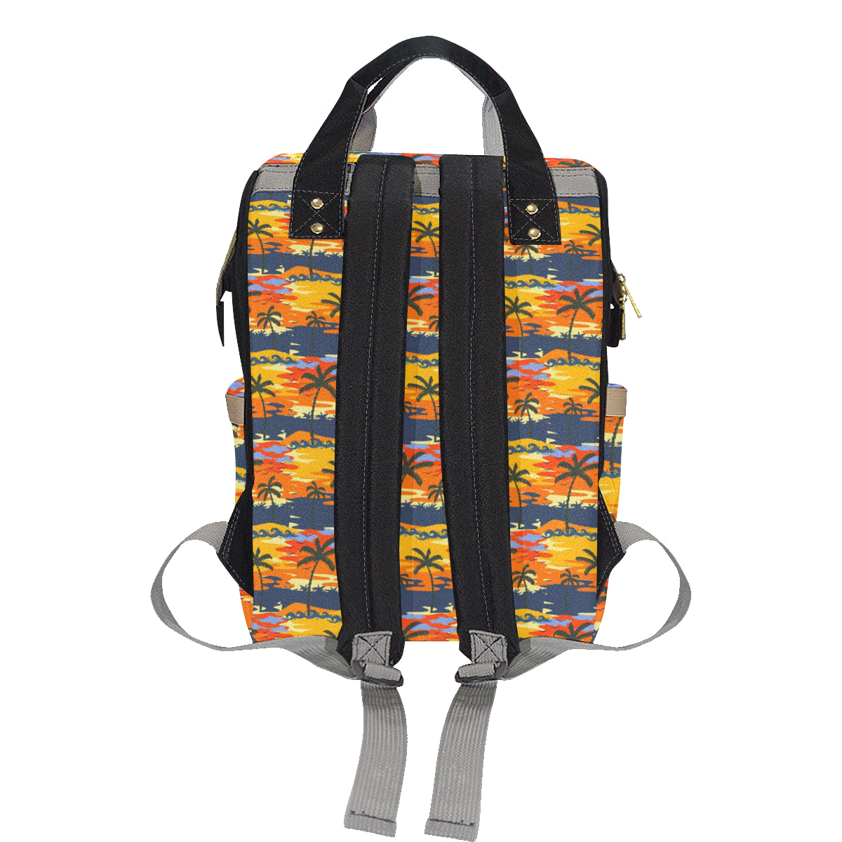 Palm Tree Pattern Print Design PT010 Diaper Bag Backpack