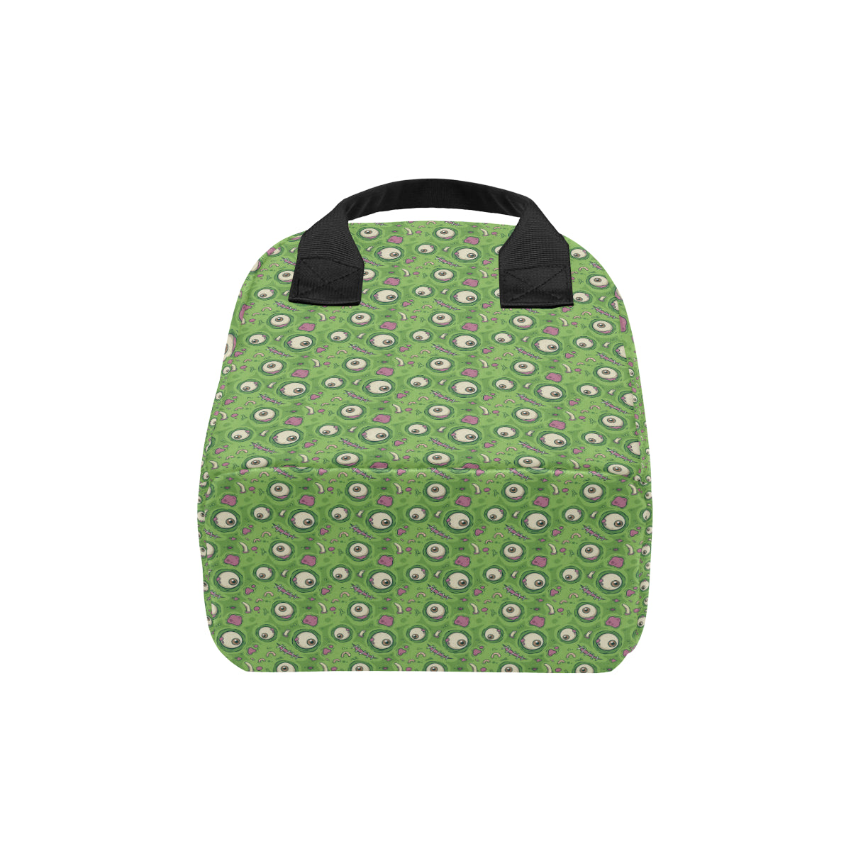 Zombie Eyes Design Pattern Print Insulated Lunch Bag
