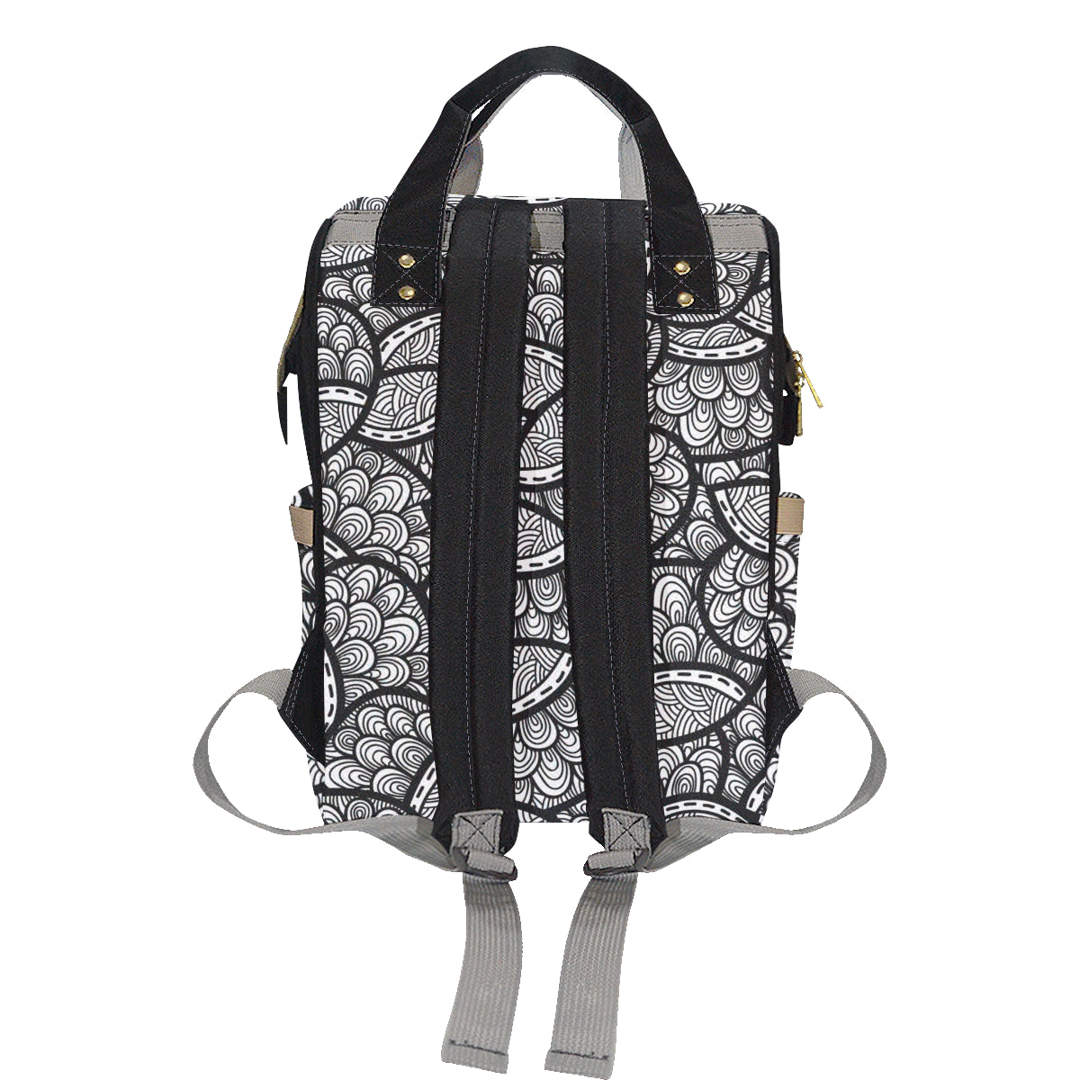 Polynesian Pattern Print Design A01 Diaper Bag Backpack