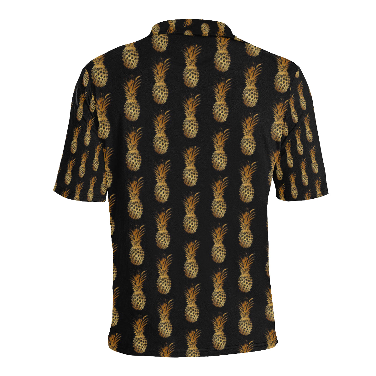 Pineapple Pattern Print Design A02 Men Polo Shirt