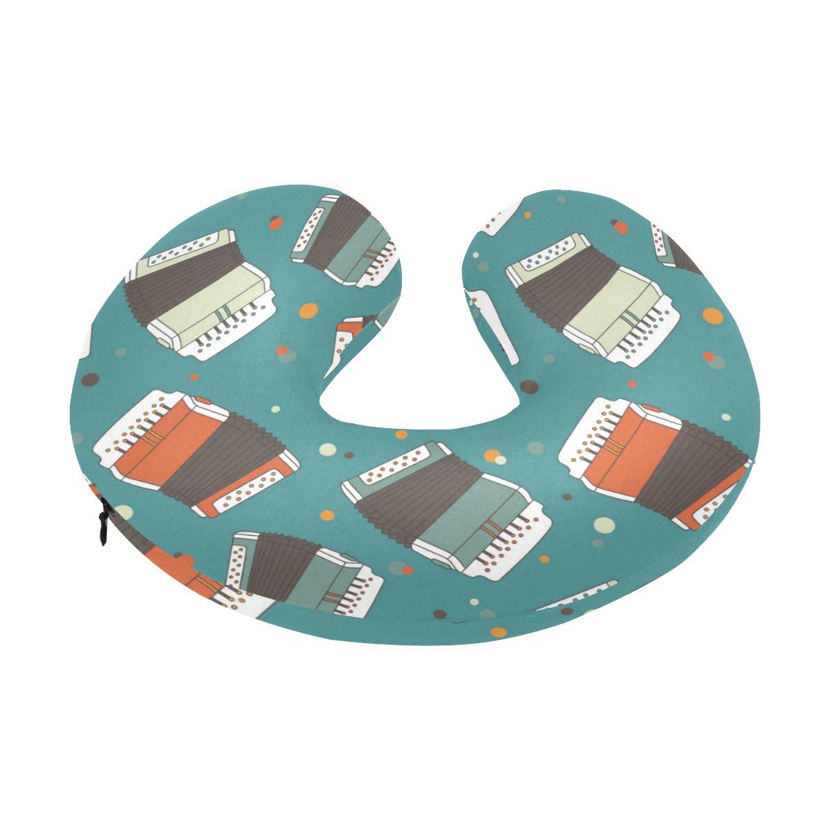 Accordion Pattern Print Design 02 U-Shaped Travel Neck Pillow