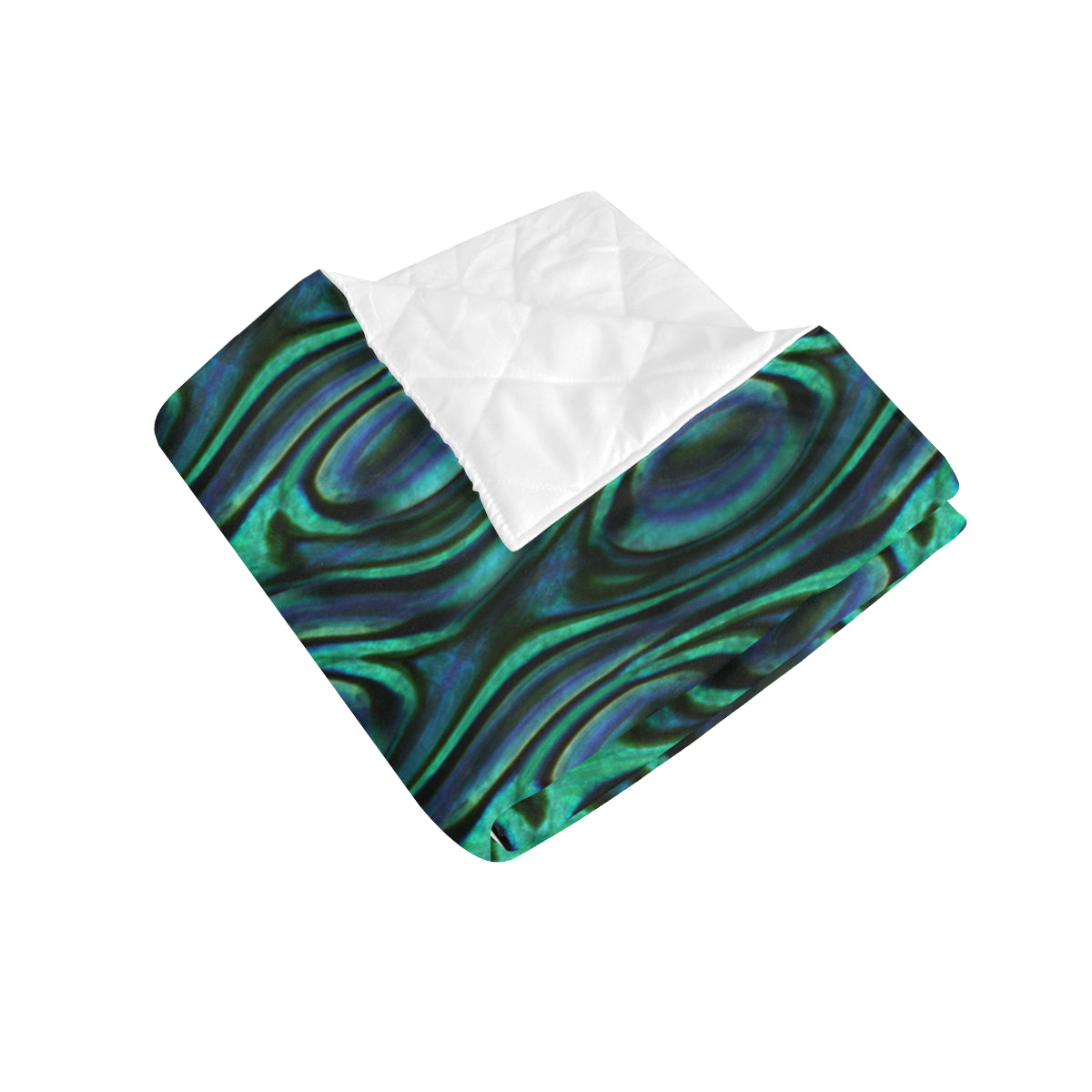 Abalone Pattern Print Design 01 Premium Quilt