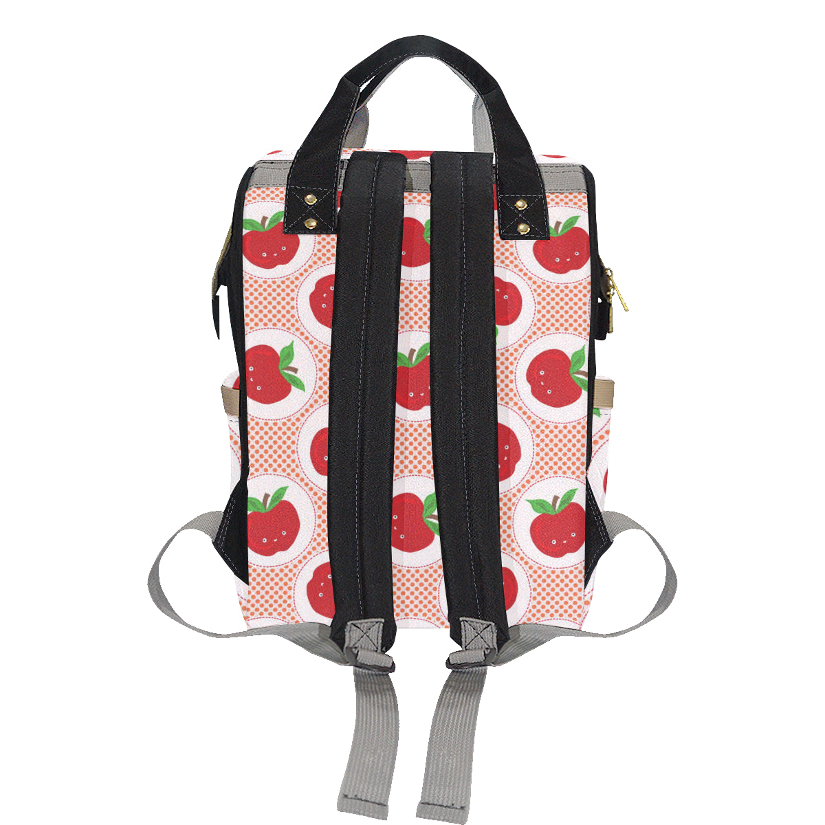 Apple Pattern Print Design AP08 Diaper Bag Backpack