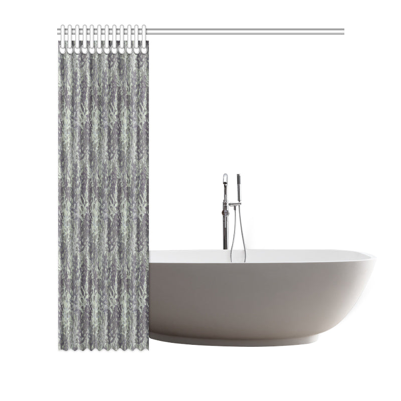 Camouflage Fern Pattern Print Design 05 Shower Curtain