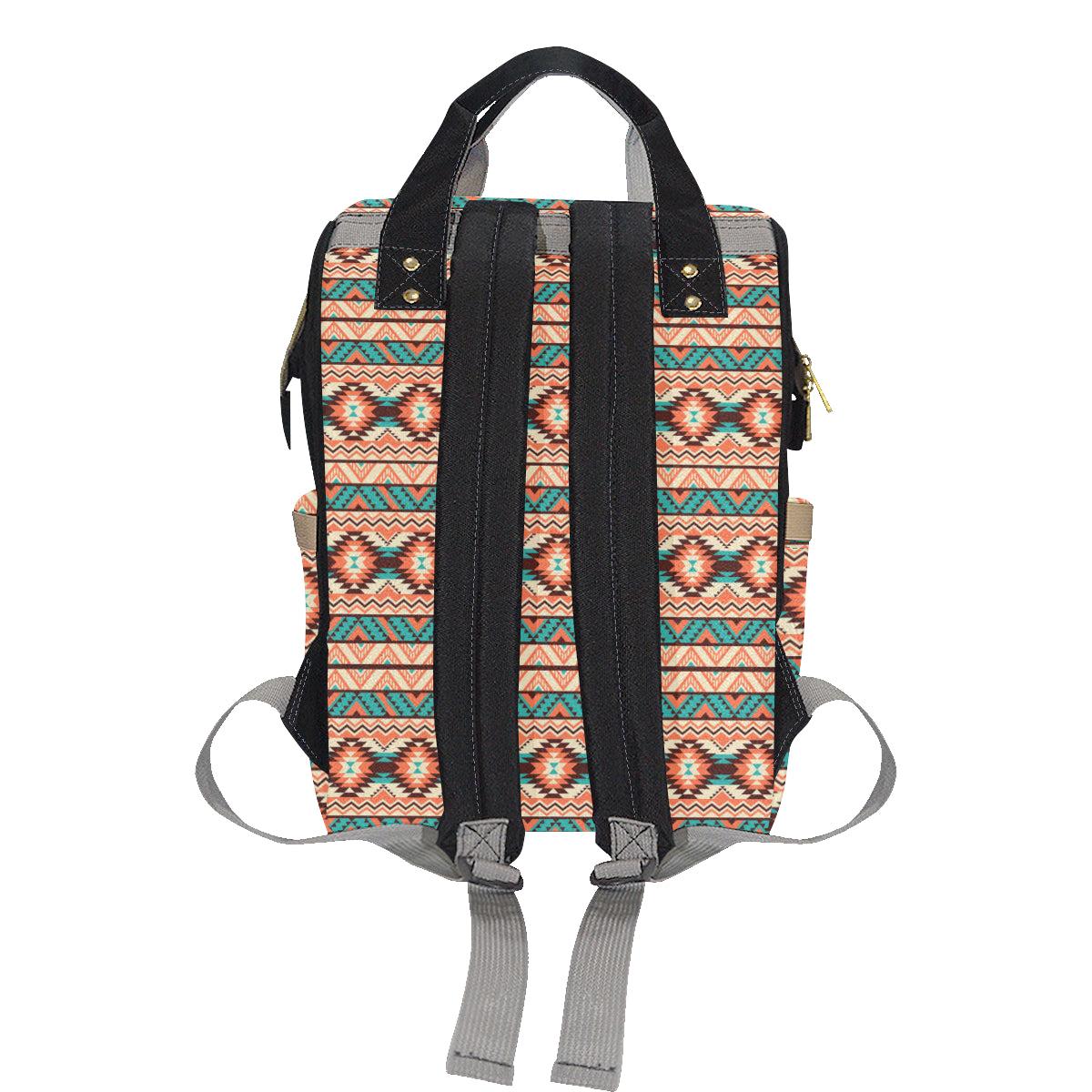 Navajo Western Style Print Pattern Diaper Bag Backpack