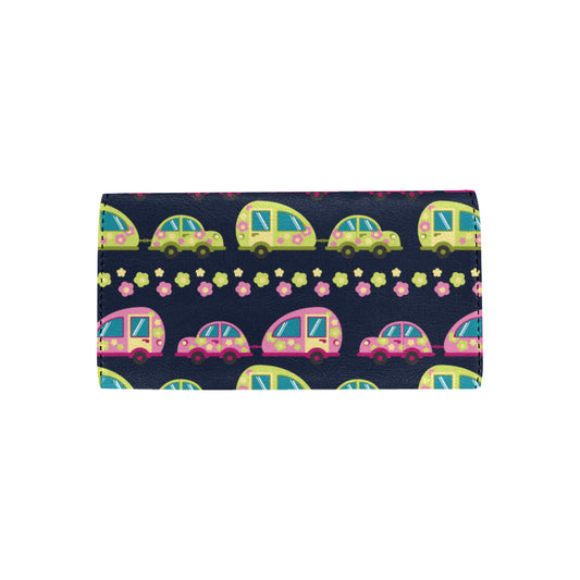 Camper Cute Camping Design No 3 Print Women's Trifold Wallet