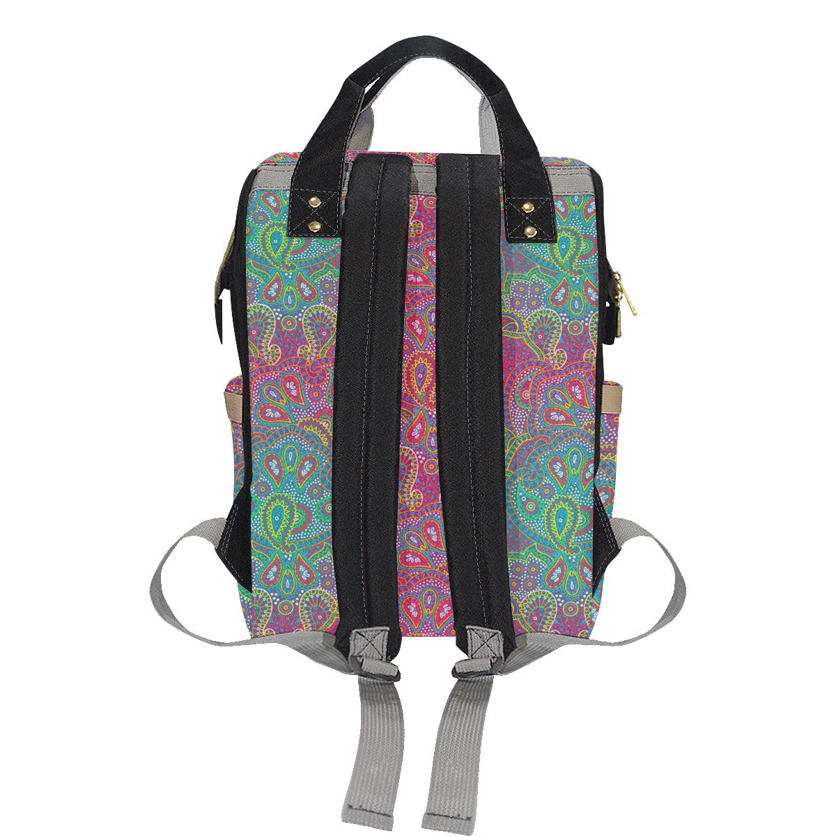 Boho Pattern Print Design 02 Diaper Bag Backpack