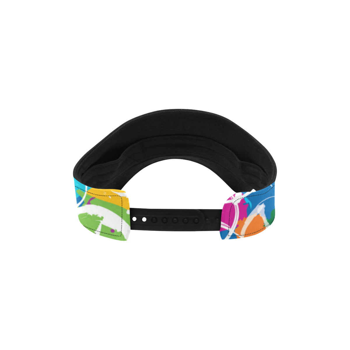 Peace Sign Colorful Pattern Print Design A02 Unisex Sun Visor