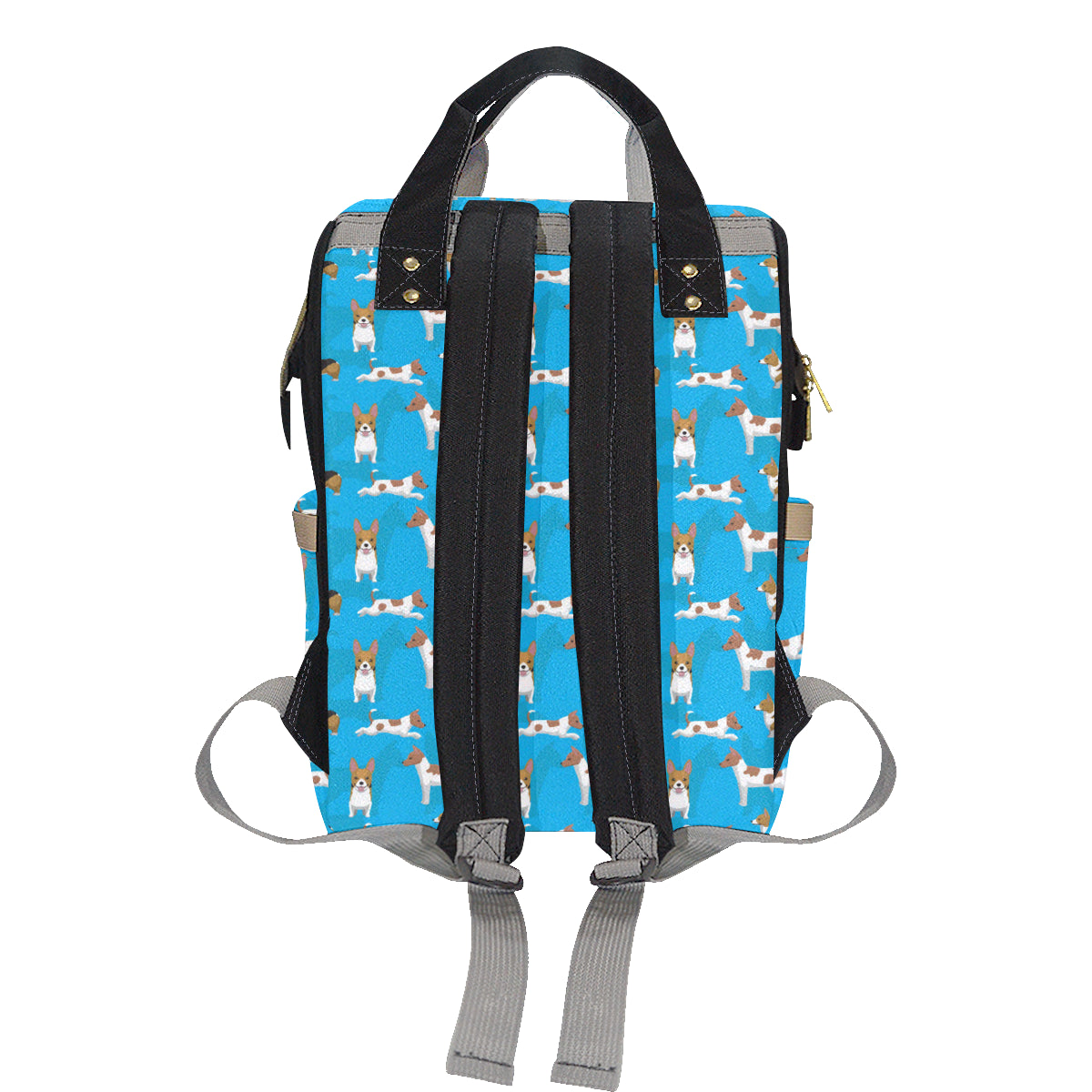 Cardigan Welsh Corgis Pattern Print Design 01 Diaper Bag Backpack