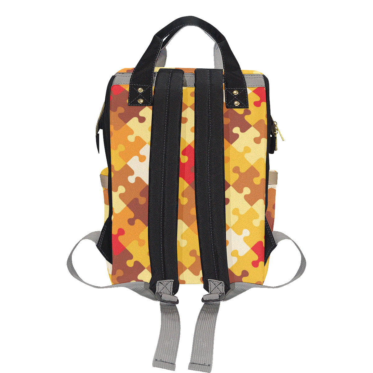 Puzzle Pattern Print Design A01 Diaper Bag Backpack