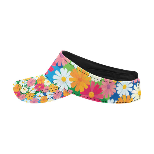Daisy Pattern Print Design DS05 Unisex Sun Visor