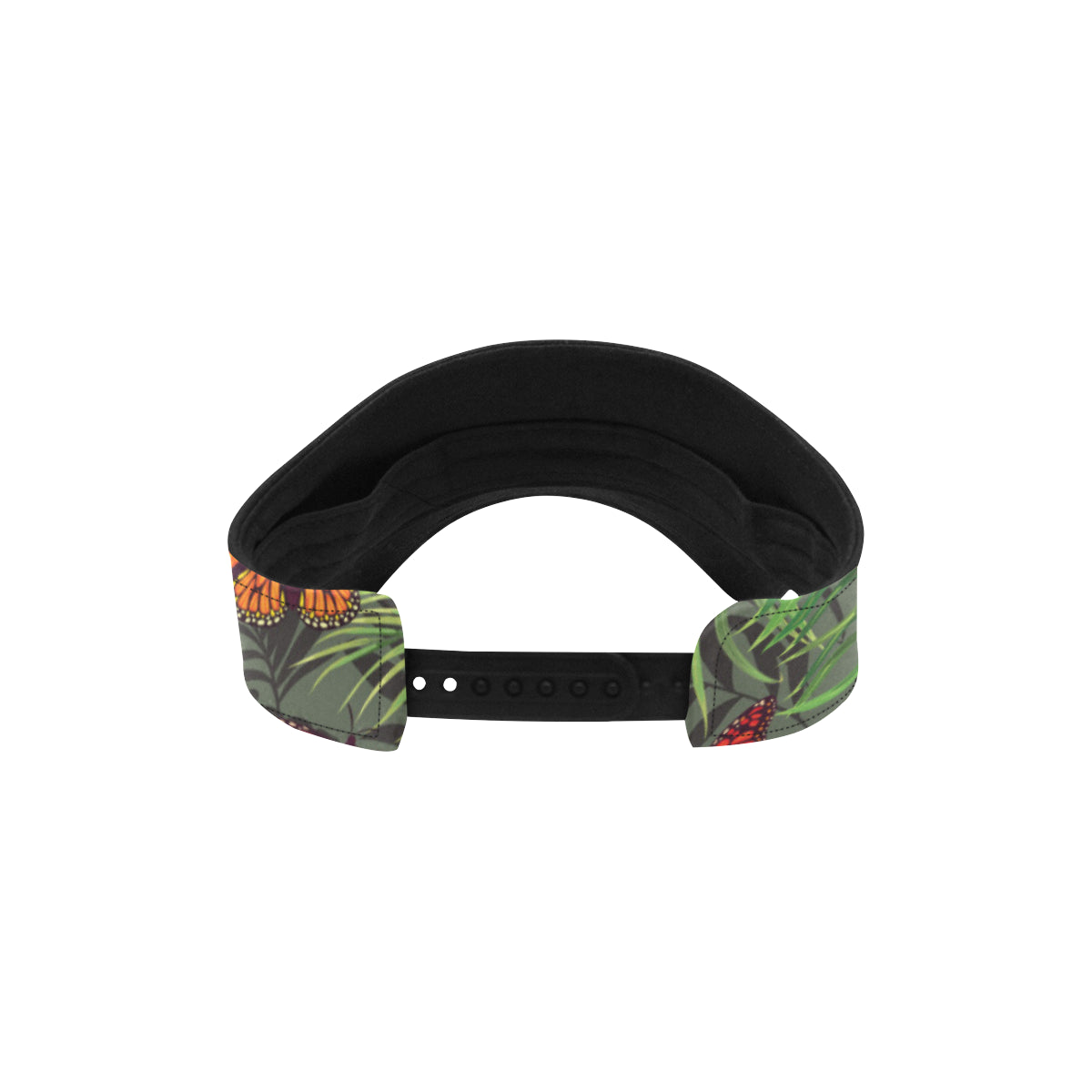 Monarch Butterfly Pattern Print Design 04 Unisex Sun Visor