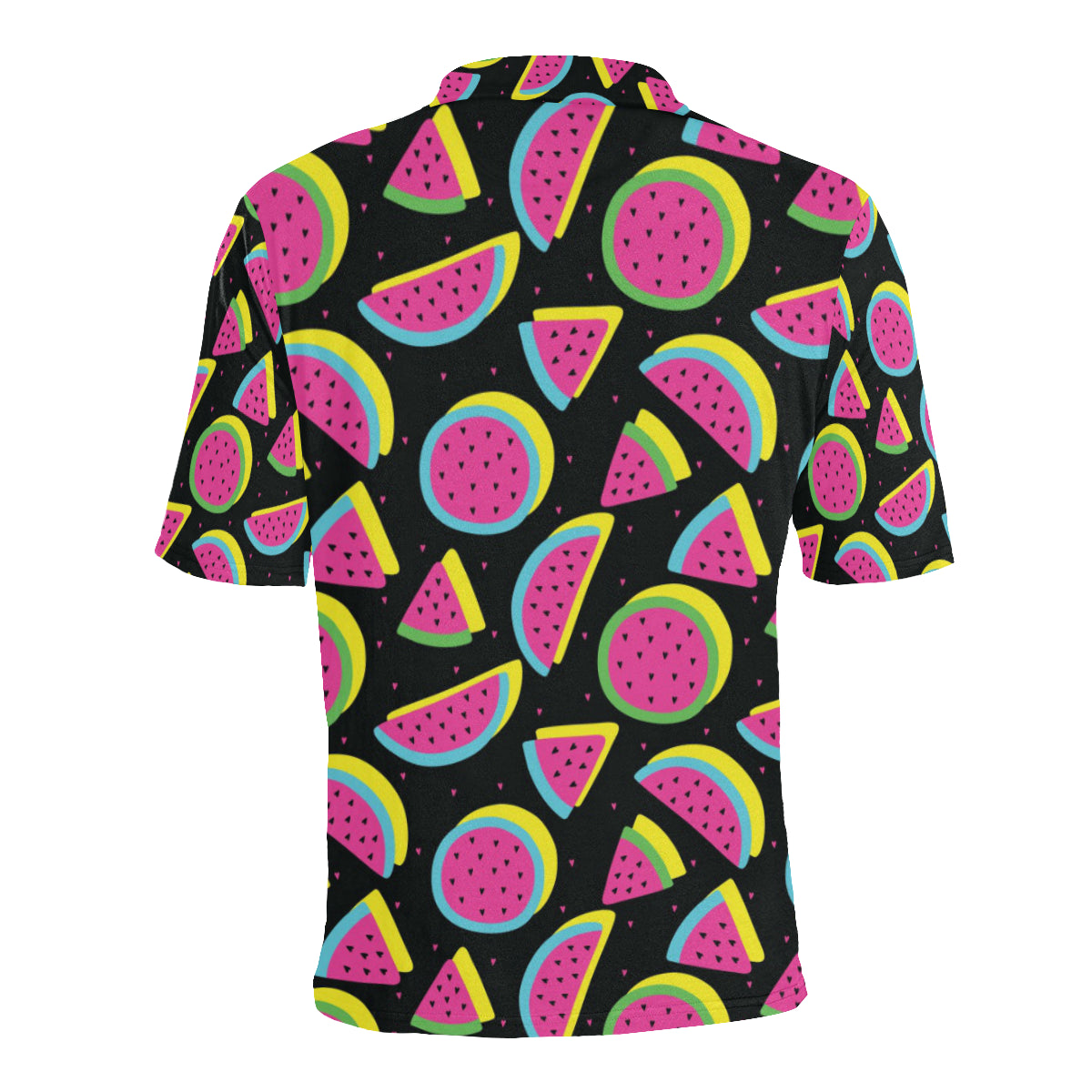 Watermelon Pattern Print Design WM07 Men Polo Shirt