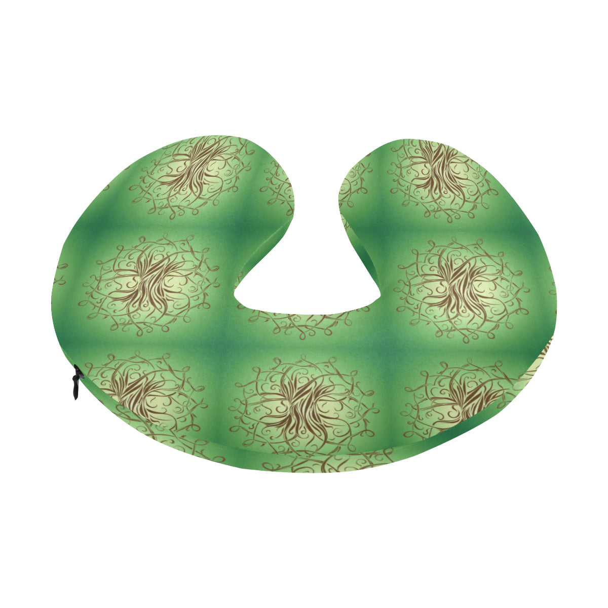 Celtic Pattern Print Design 05 U-Shaped Travel Neck Pillow