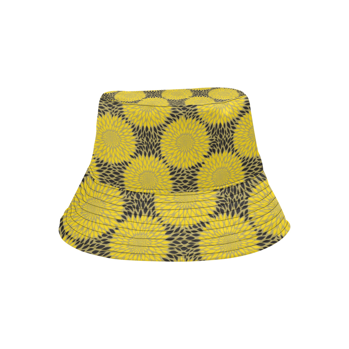 Sunflower Pattern Print Design SF06 Unisex Bucket Hat