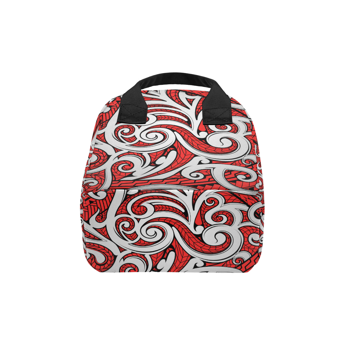 Maori Polynesian Themed Design Print Insulated Lunch Bag