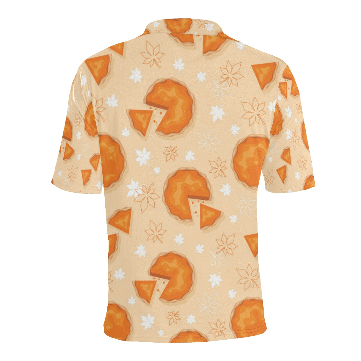 Pie Pattern Print Design A01 Men Polo Shirt