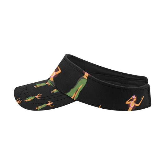 Hula Dancers Girl Pattern Print Design 01 Unisex Sun Visor