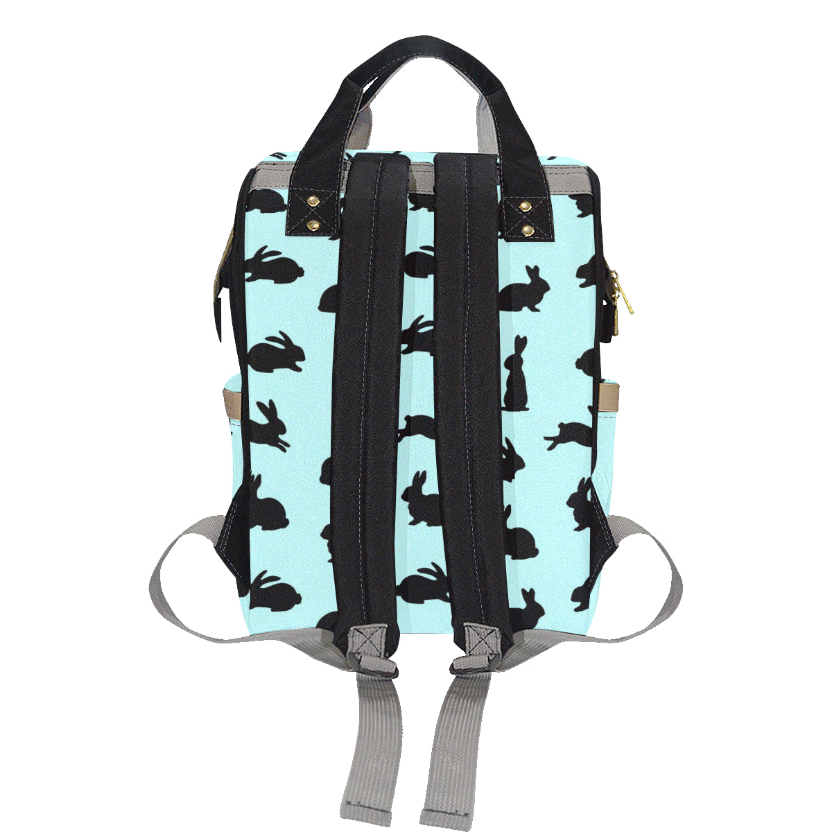 Rabbit Pattern Print Design RB010 Diaper Bag Backpack