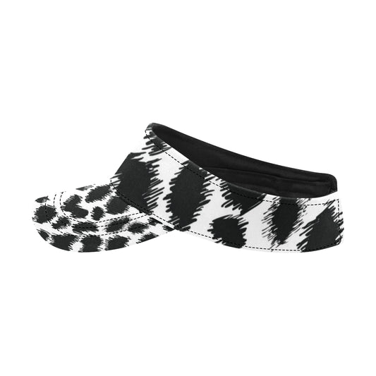 Cheetah Black Print Pattern Unisex Sun Visor