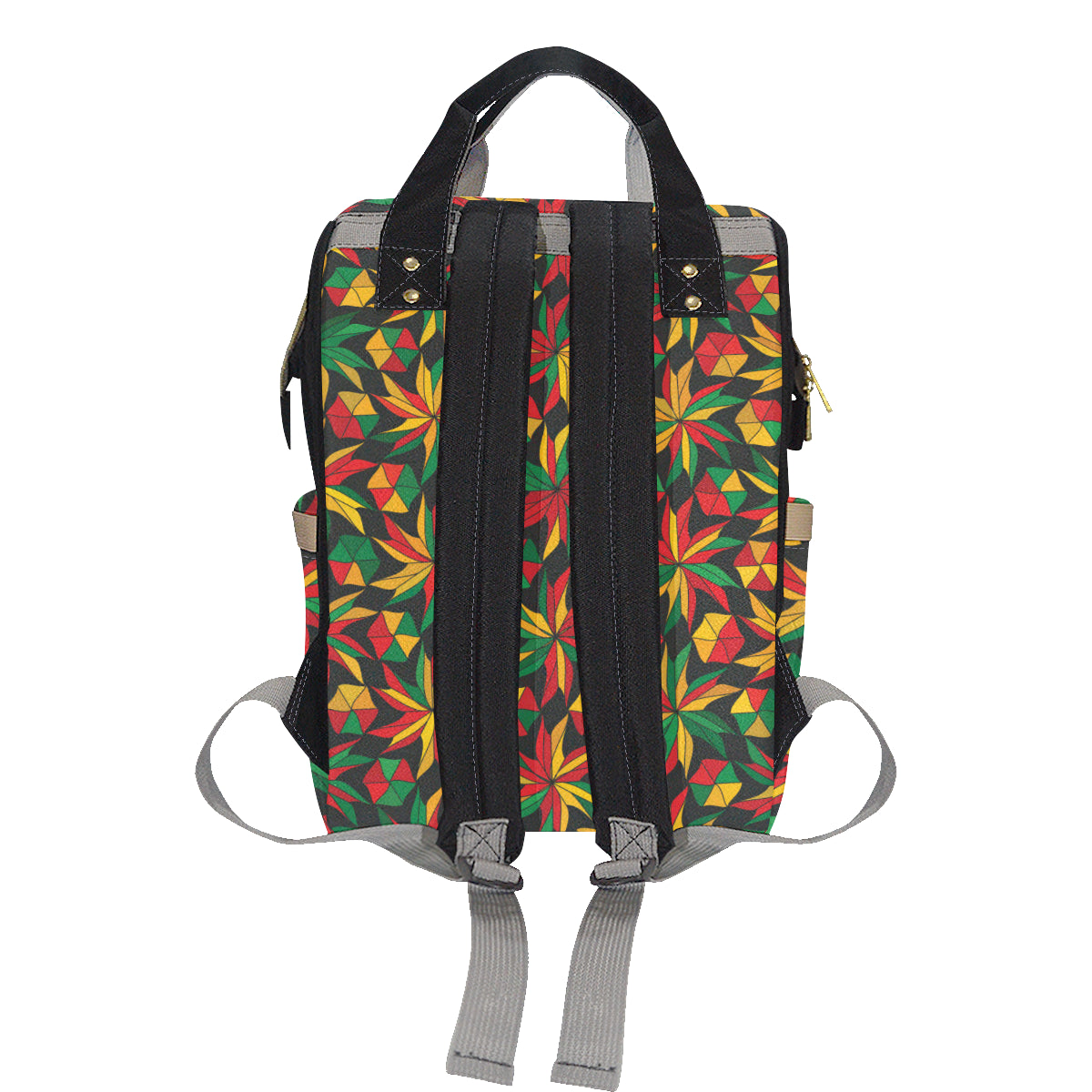 Rastafarian Pattern Print Design A03 Diaper Bag Backpack