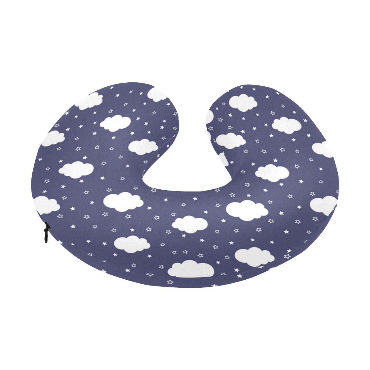 Cloud Pattern Print Design 03 U-Shaped Travel Neck Pillow