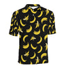 Banana Pattern Print Design BA05 Men Polo Shirt