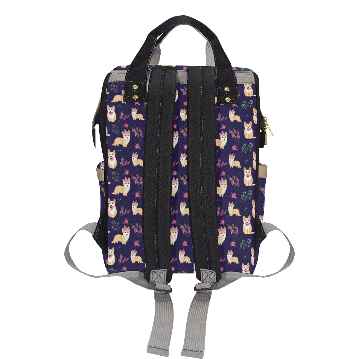 Pembroke Welsh Corgis Pattern Print Design A06 Diaper Bag Backpack