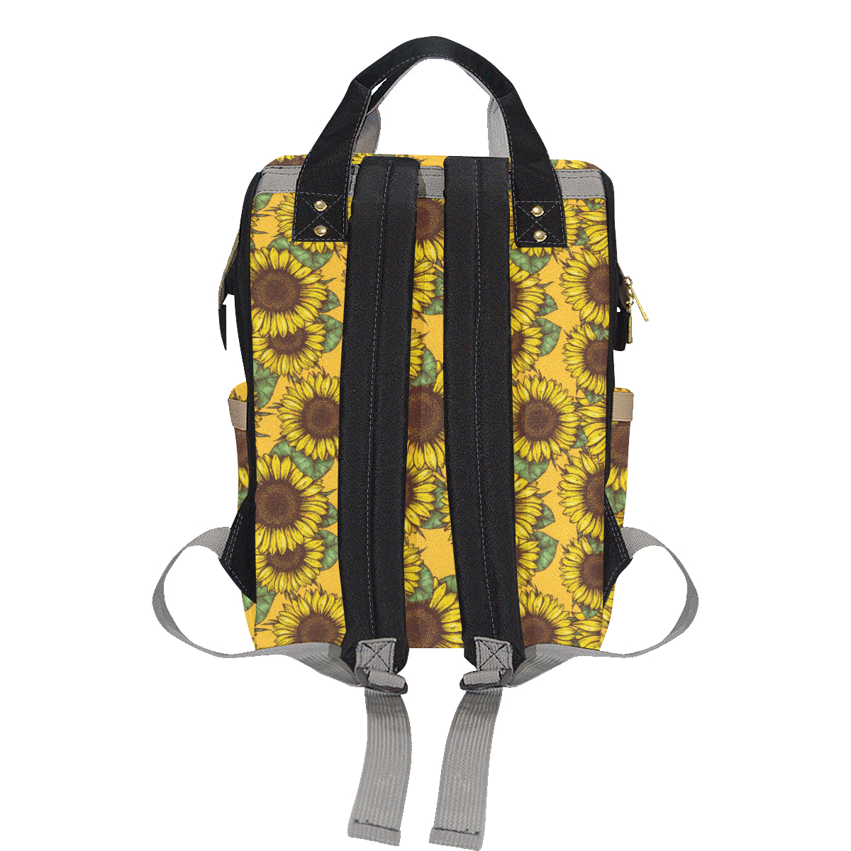 Sunflower Pattern Print Design SF04 Diaper Bag Backpack