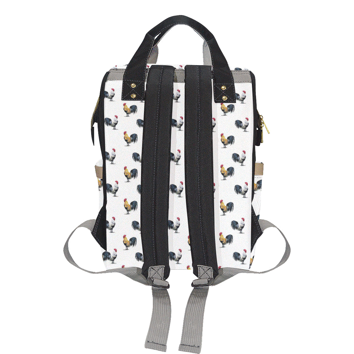 Chicken Pattern Print Design 02 Diaper Bag Backpack
