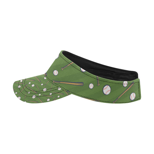 Baseball Pattern Print Design 02 Unisex Sun Visor